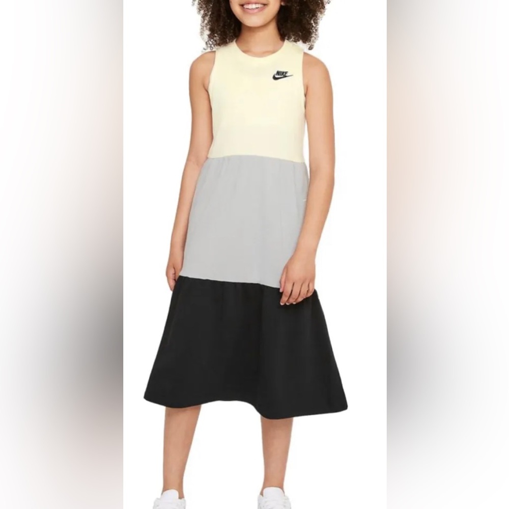 Girls Nike Sportswear FT Dress Sizes S to L DX4413-715